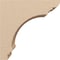 Ekena Millwork 7"W x 14"D x 14"H Classic Hughes Rough Cedar Woodgrain TimberThane Corbel, Primed Tan CORUR07X14X14HUGRCPR - alternate 3